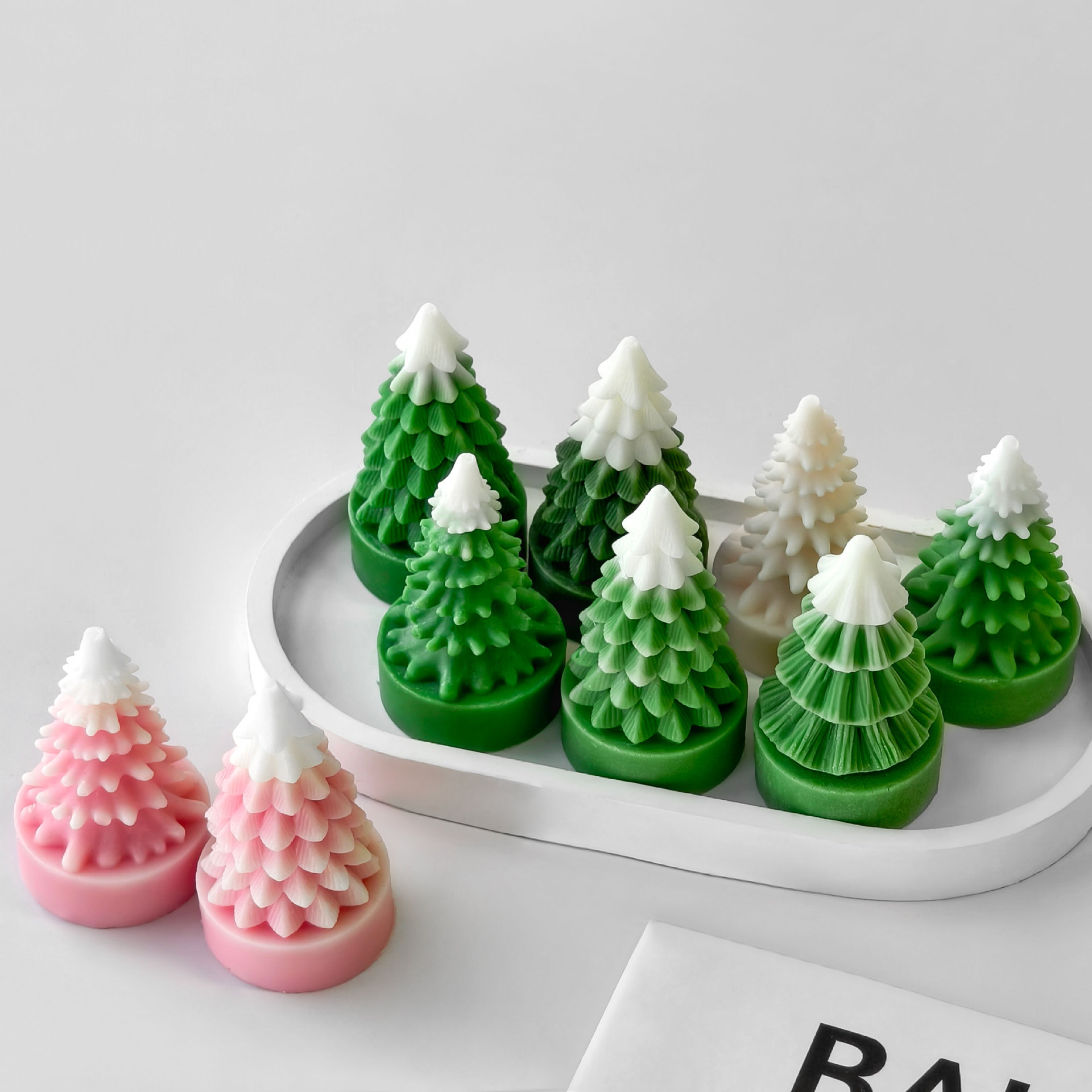 Soap Making Essentials - DIY Mini Christmas Tree Silicone Mold