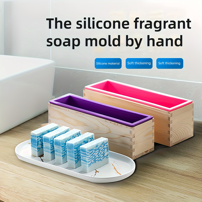 Soap Making Kit For Beginners - Rectangle Handmade Soap Mold Rectangular Soap
