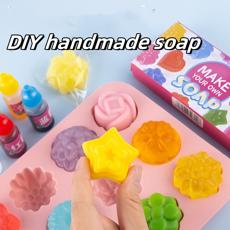 Soap Making Kit For Beginners - DIY Handmade Soap Crystal Soap Plant