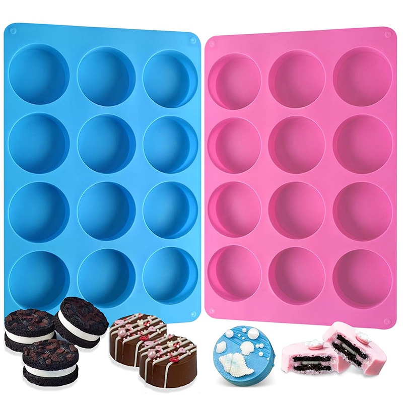 Round Silicone Molds 12-Cavity - Soap Making Gloves ulasan dan harga