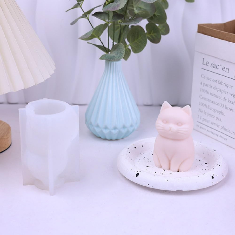 3D Fat Cat  Animal Silicone Ca - Soap Making Animal Fat ulasan dan harga