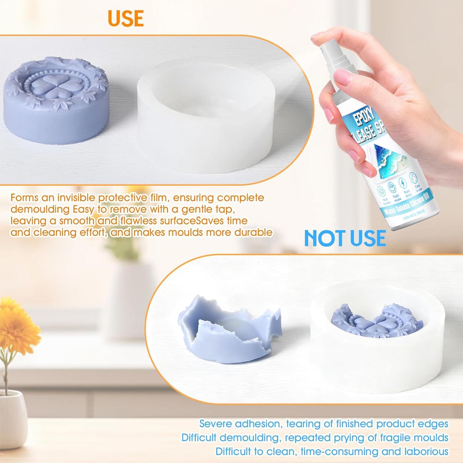 100ml Silicone Release Spray E - Soap Making Gloves ulasan dan harga
