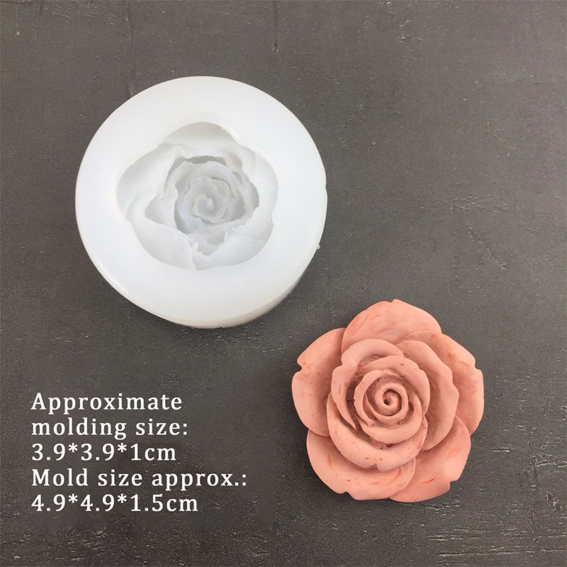 3D Rose Flower Shape Leaf Sili - Soap Making Gloves ulasan dan harga