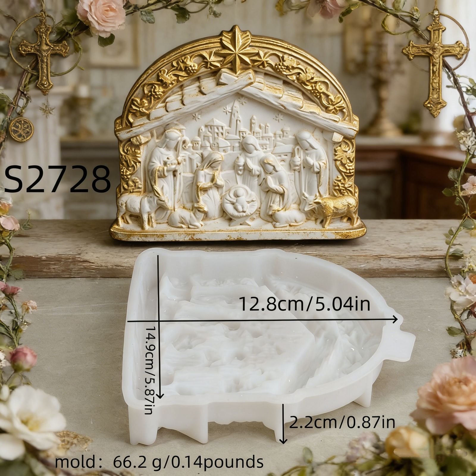 Candle Mold Nativity Scene Sil - Soap Making Recipes ulasan dan harga