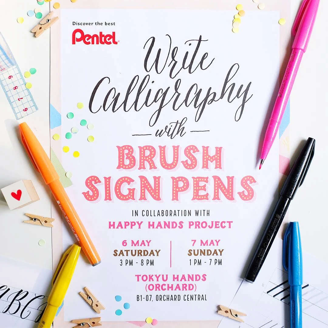 Japan Pentel Touch Brush Sign  - Pentel Pen Sign Pen ulasan dan harga