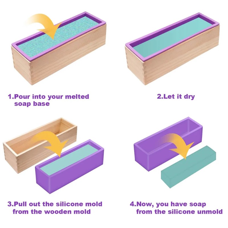 Flexible Silicone Soap Mold Re - Soap Making Recipes ulasan dan harga