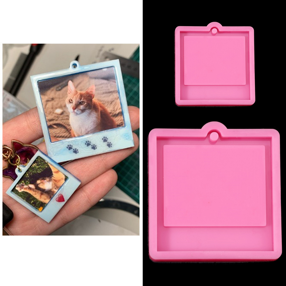 Photo Frame Epoxy Resin Keycha - Soap Making Gloves ulasan dan harga