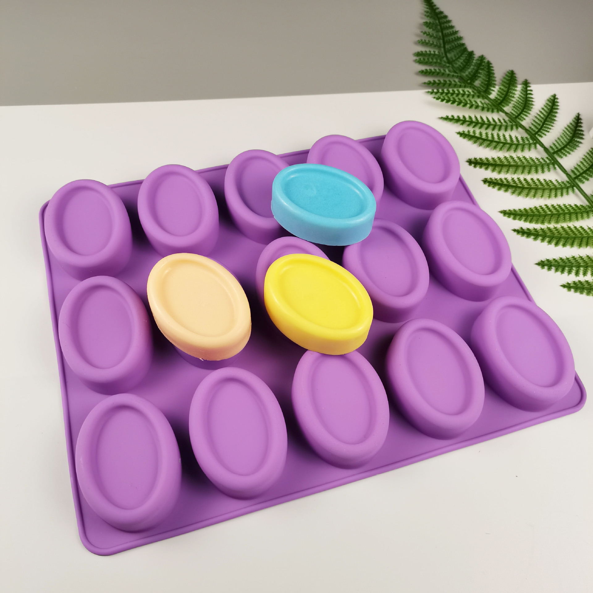 Silicone Oval Soap Molds 15cup - Soap Making Kit For Beginners ulasan dan harga