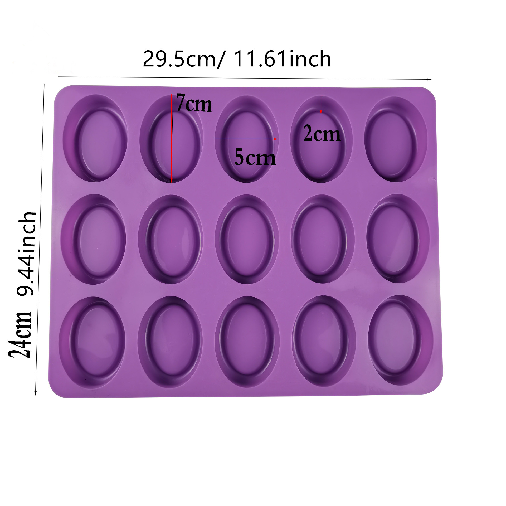 Silicone Oval Soap Molds 15cup - Soap Making Kit For Beginners ulasan dan harga
