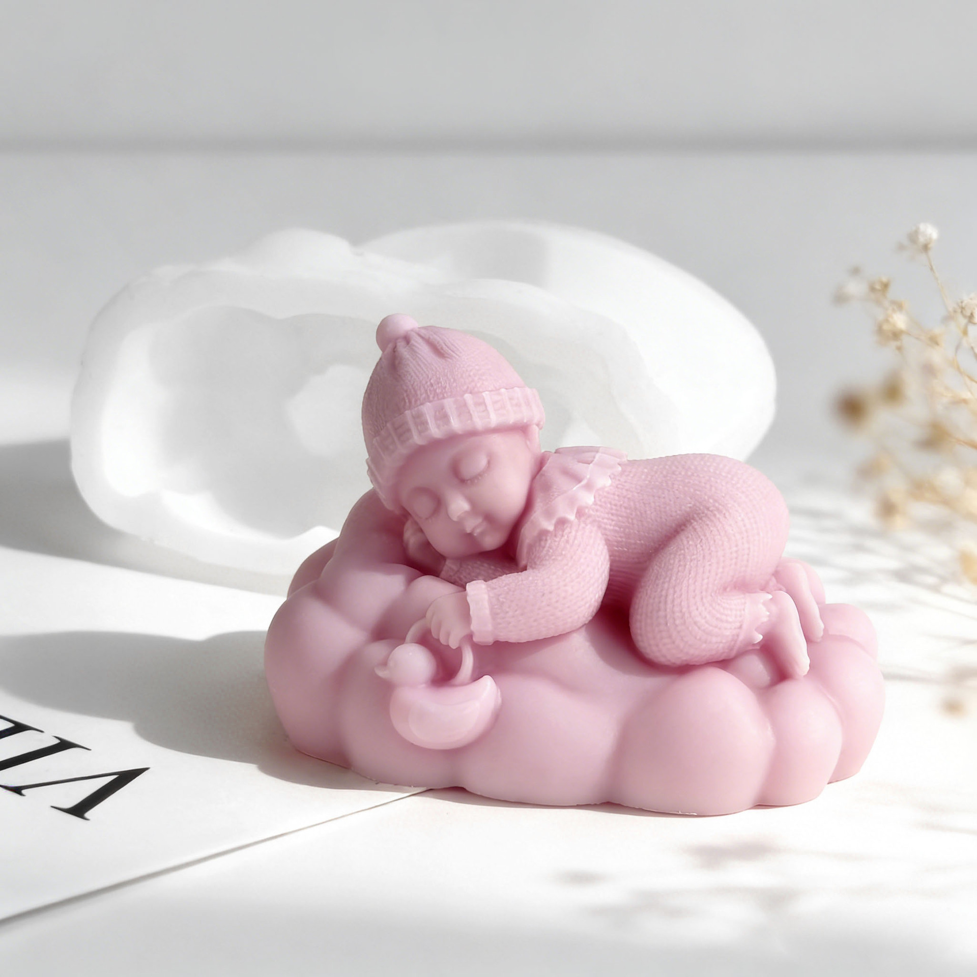 DIY Sleeping Baby Silicone Can - Soap Making Recipes ulasan dan harga