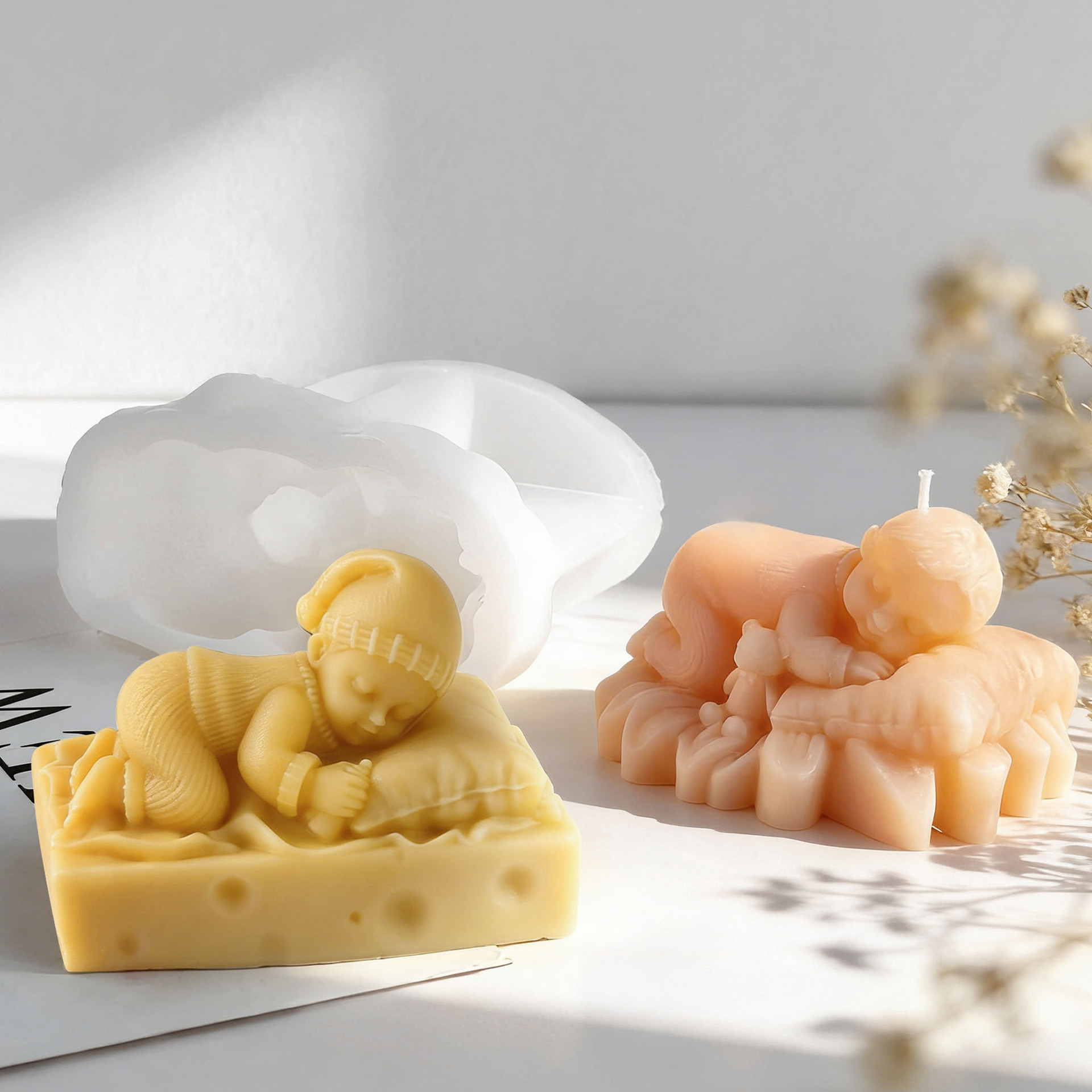 DIY Sleeping Baby Silicone Can - Soap Making Recipes ulasan dan harga
