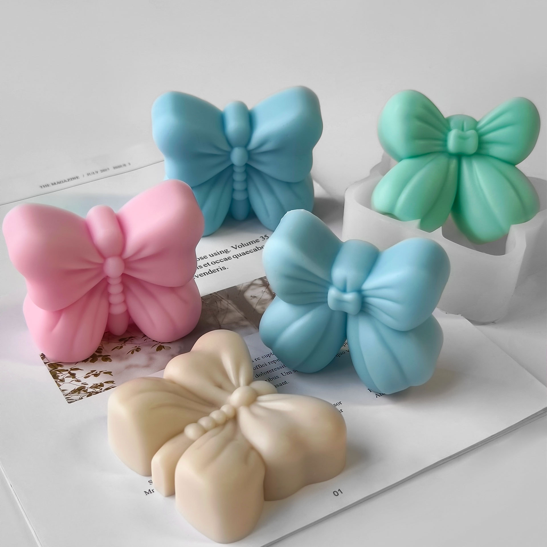 Butterfly Aroma Candle Plaster - Soap Making Essentials ulasan dan harga