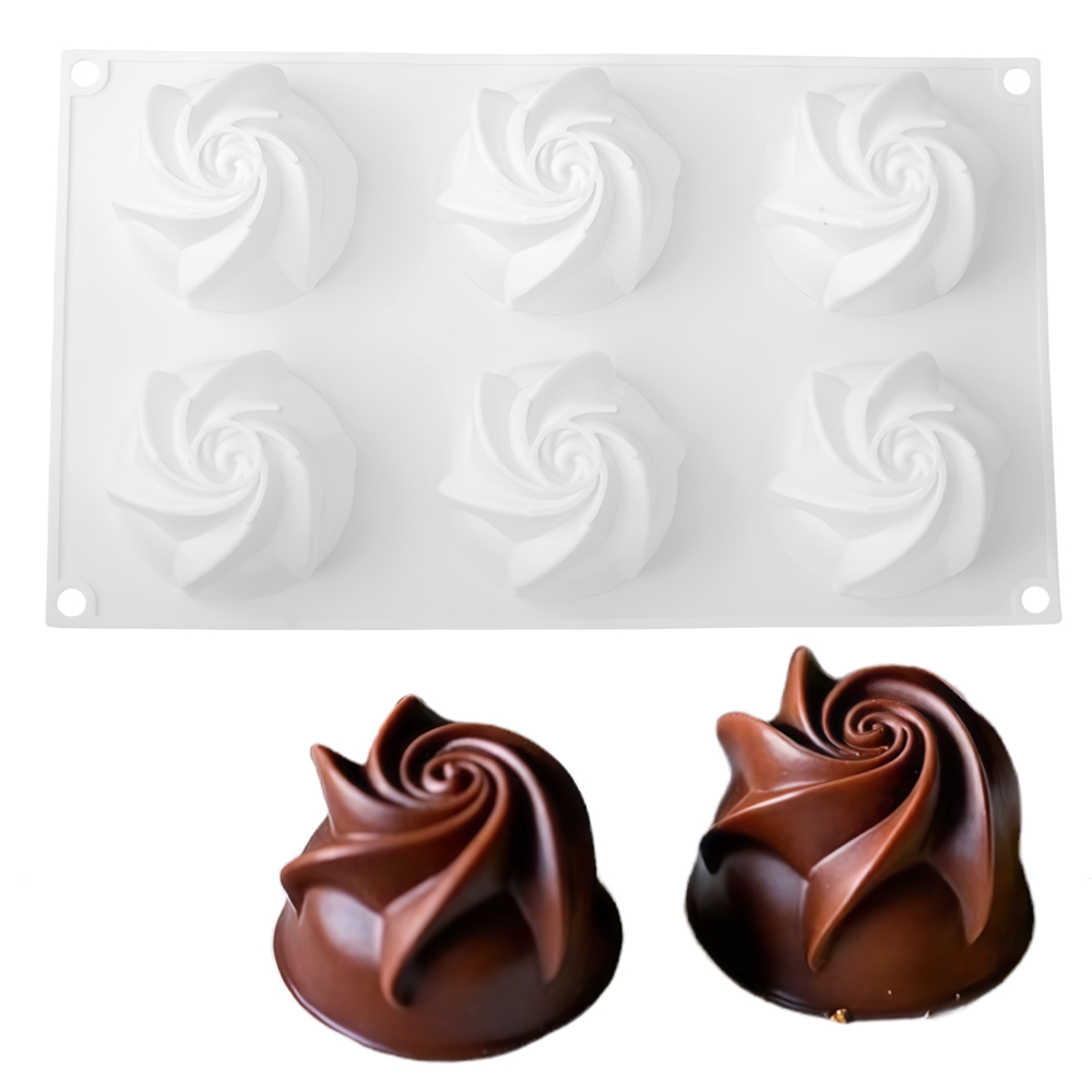 6-Cell Base Carved Rose Design - Soap Making Recipes ulasan dan harga