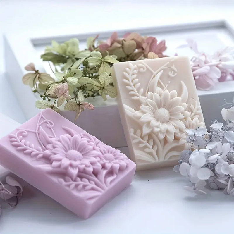 3D Flower Square Soap Silicone - Soap Making Kit For Beginners ulasan dan harga