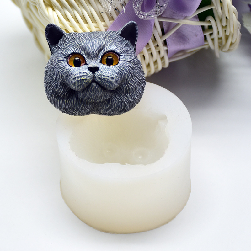 Silicone Mold Short-haired Cat - Soap Making Gloves ulasan dan harga