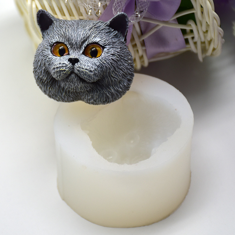 Silicone Mold Short-haired Cat - Soap Making Gloves ulasan dan harga