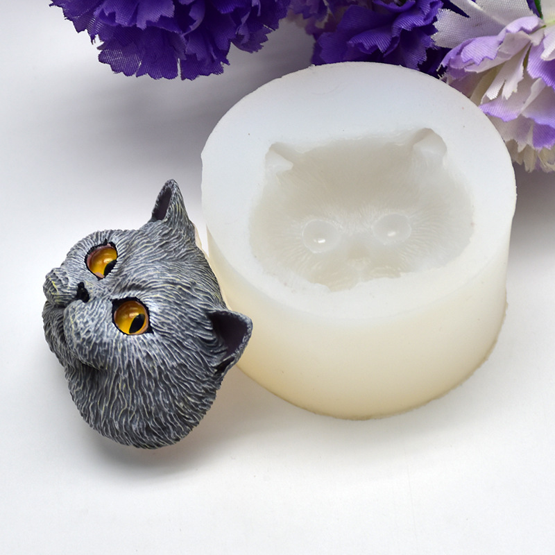 Silicone Mold Short-haired Cat - Soap Making Gloves ulasan dan harga