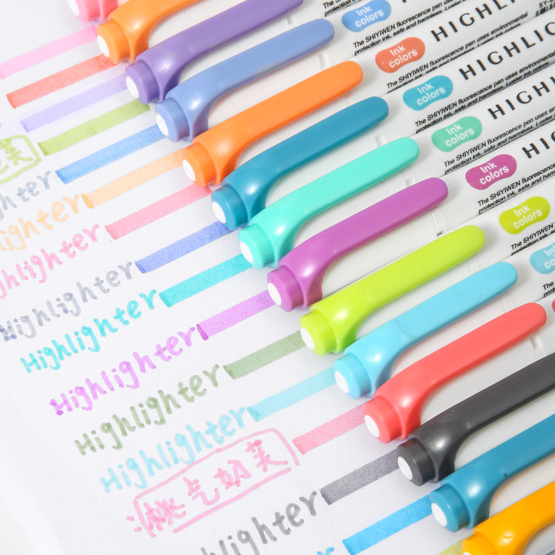 5 Pcs/Set Double Headed Highli - Stabilo Marker Boss ulasan dan harga