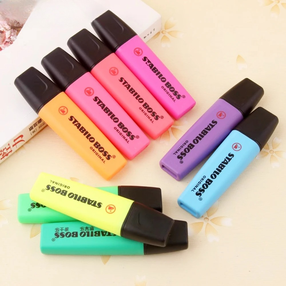 1pcs German Stabilo Highlighte - Stabilo Marker Boss ulasan dan harga