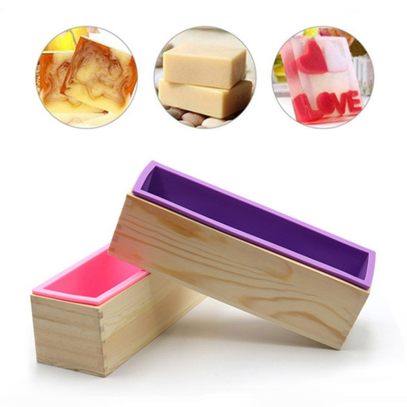 1200ml Silicone Soap Mold Rect - Soap Making Recipes ulasan dan harga