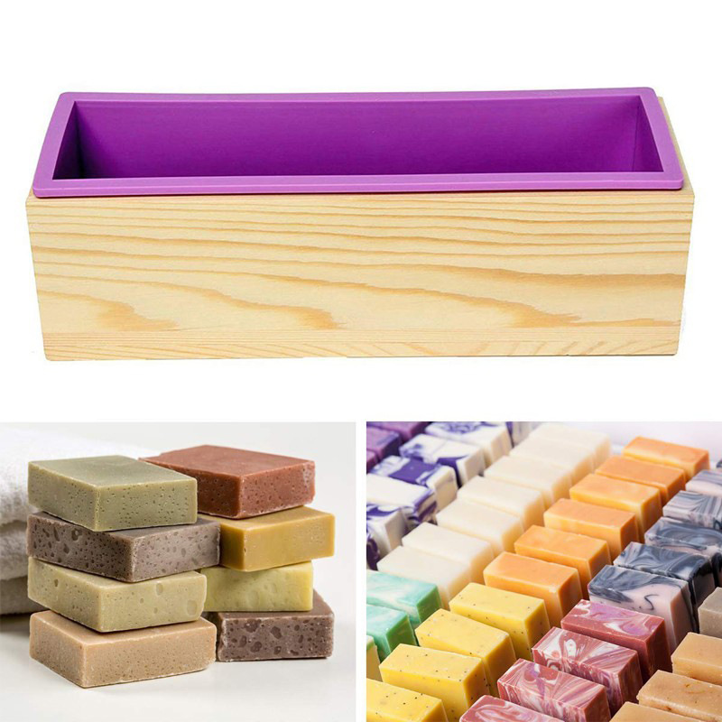 1200ml Silicone Soap Mold Rect - Soap Making Recipes ulasan dan harga