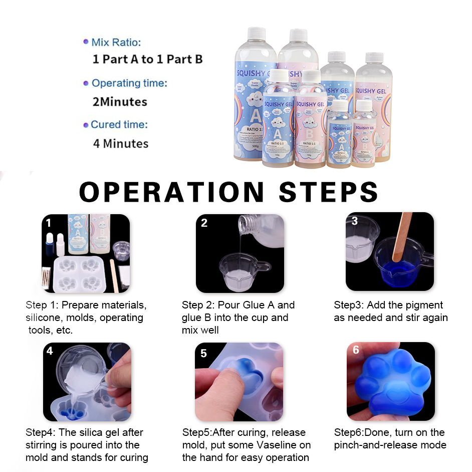 Squishy Gel Soft Liquid Resin  - Soap Making Kit For Beginners ulasan dan harga