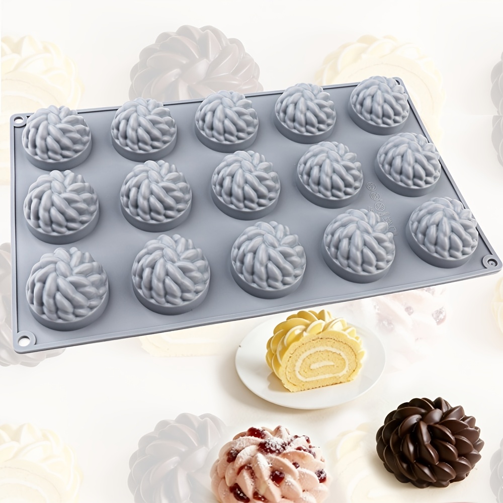 1Pc Cake Mold Santa Ana Floral - Soap Making Raw Material ulasan dan harga