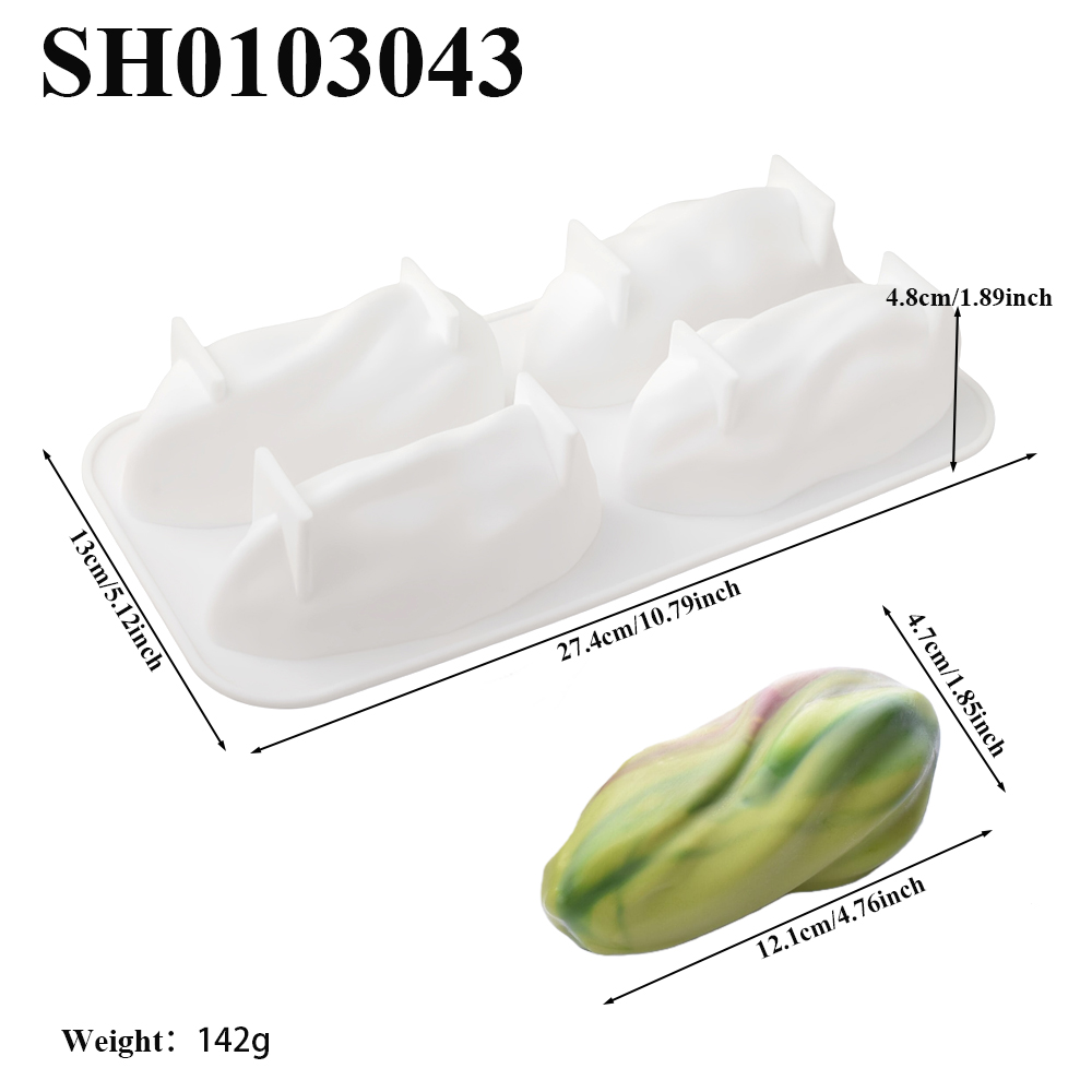 4 or 9-Cell Pistachio Design S - Soap Making Gloves ulasan dan harga