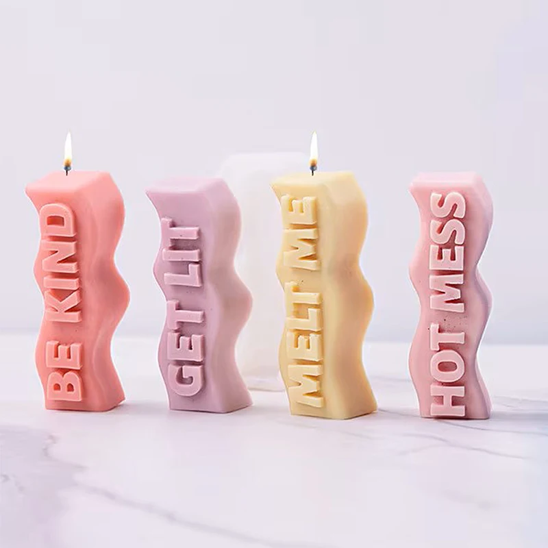 Wave Letter Slogan Candle Sili - Soap Making Recipes ulasan dan harga